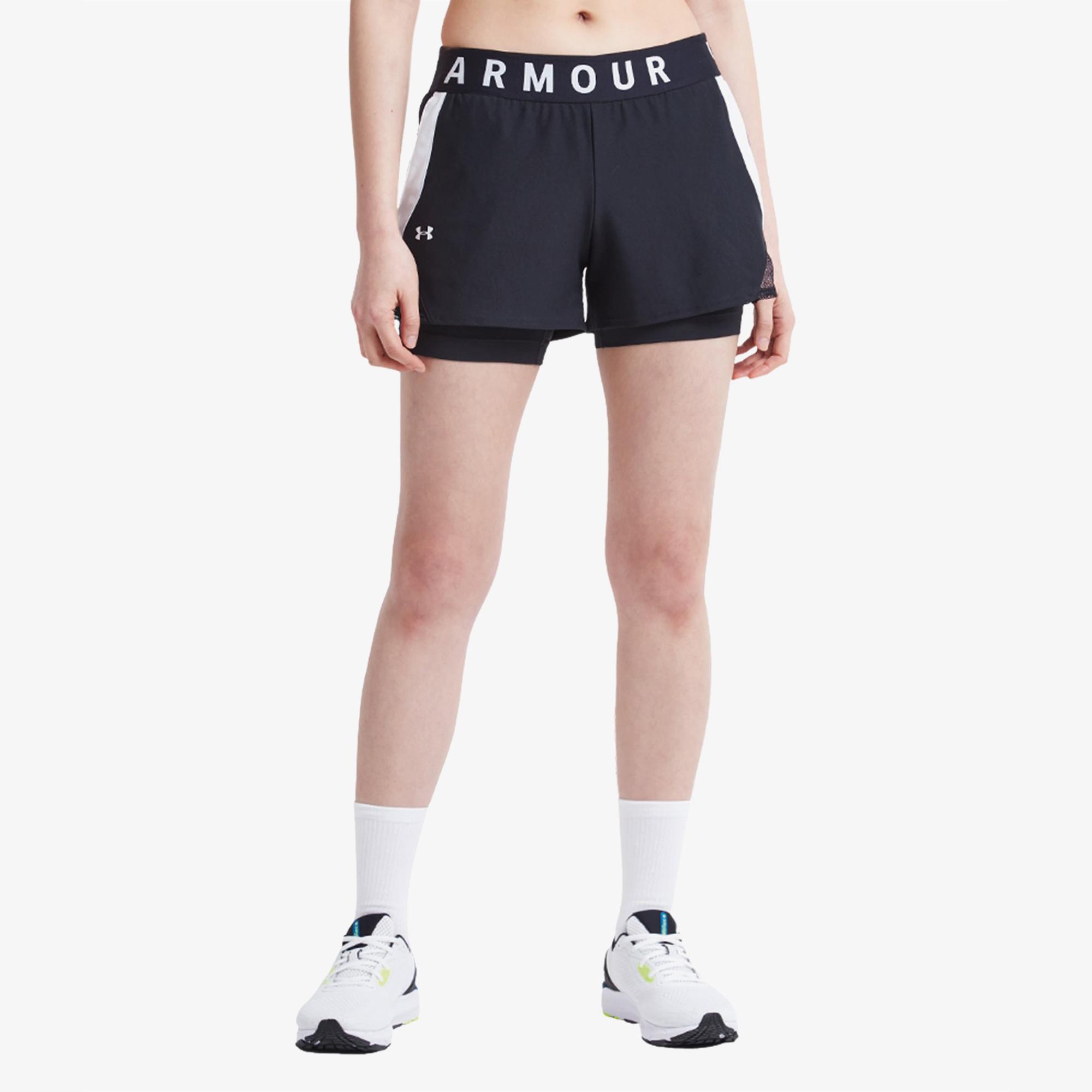Under Armour Play Up 2'si 1 Arada Kadın Siyah Şort
