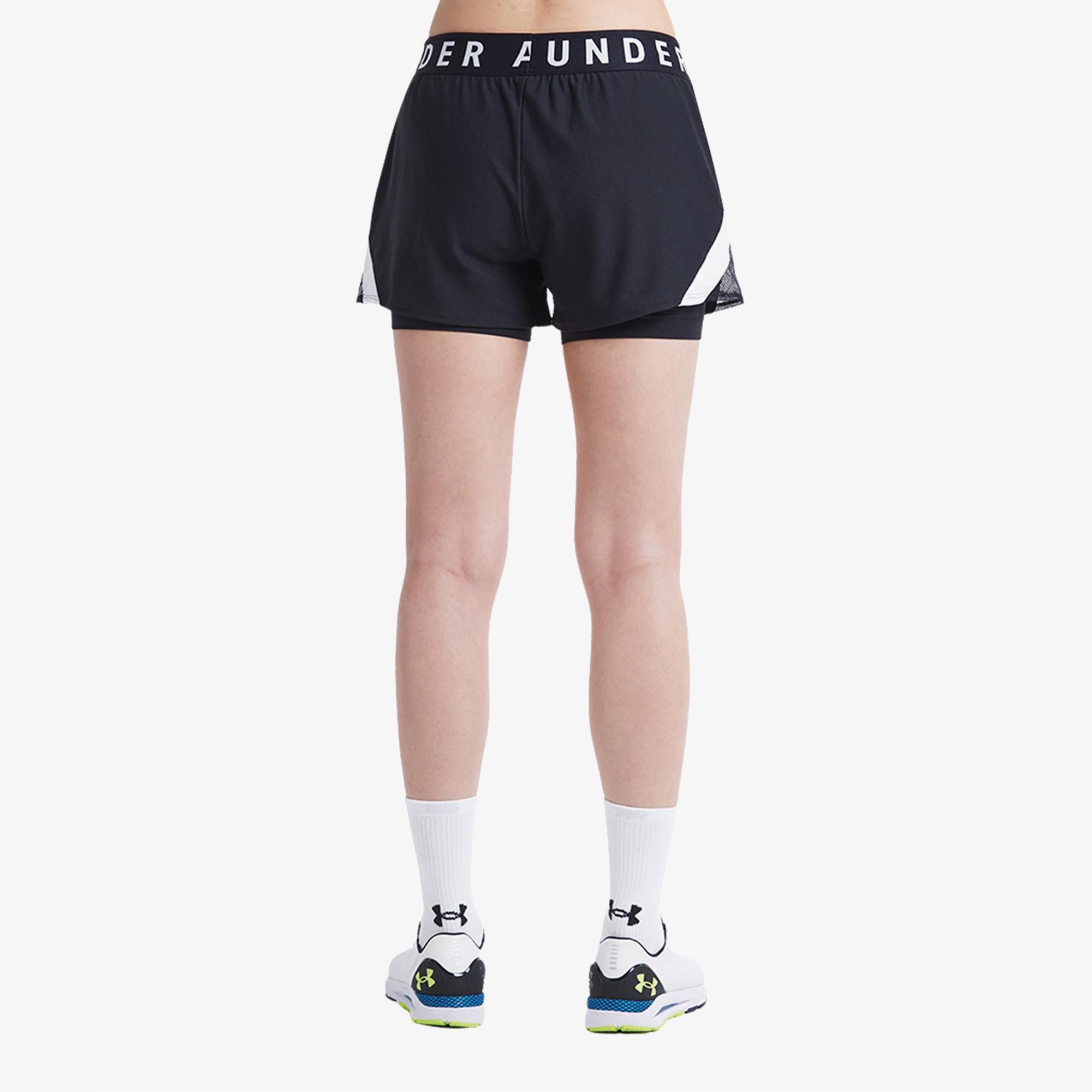Under Armour Play Up 2'si 1 Arada Kadın Siyah Şort