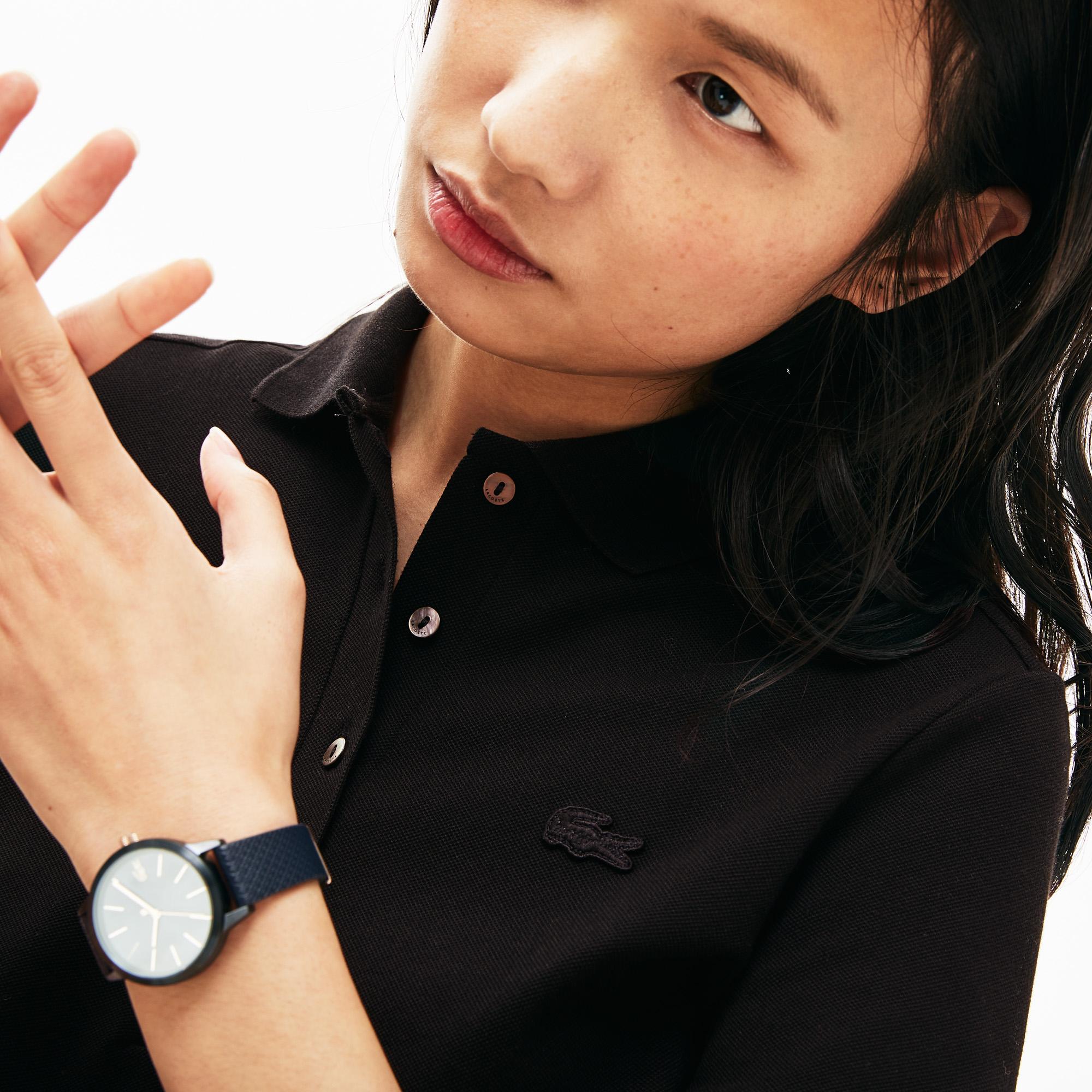 Lacoste Kadın Slim Fit Siyah Polo