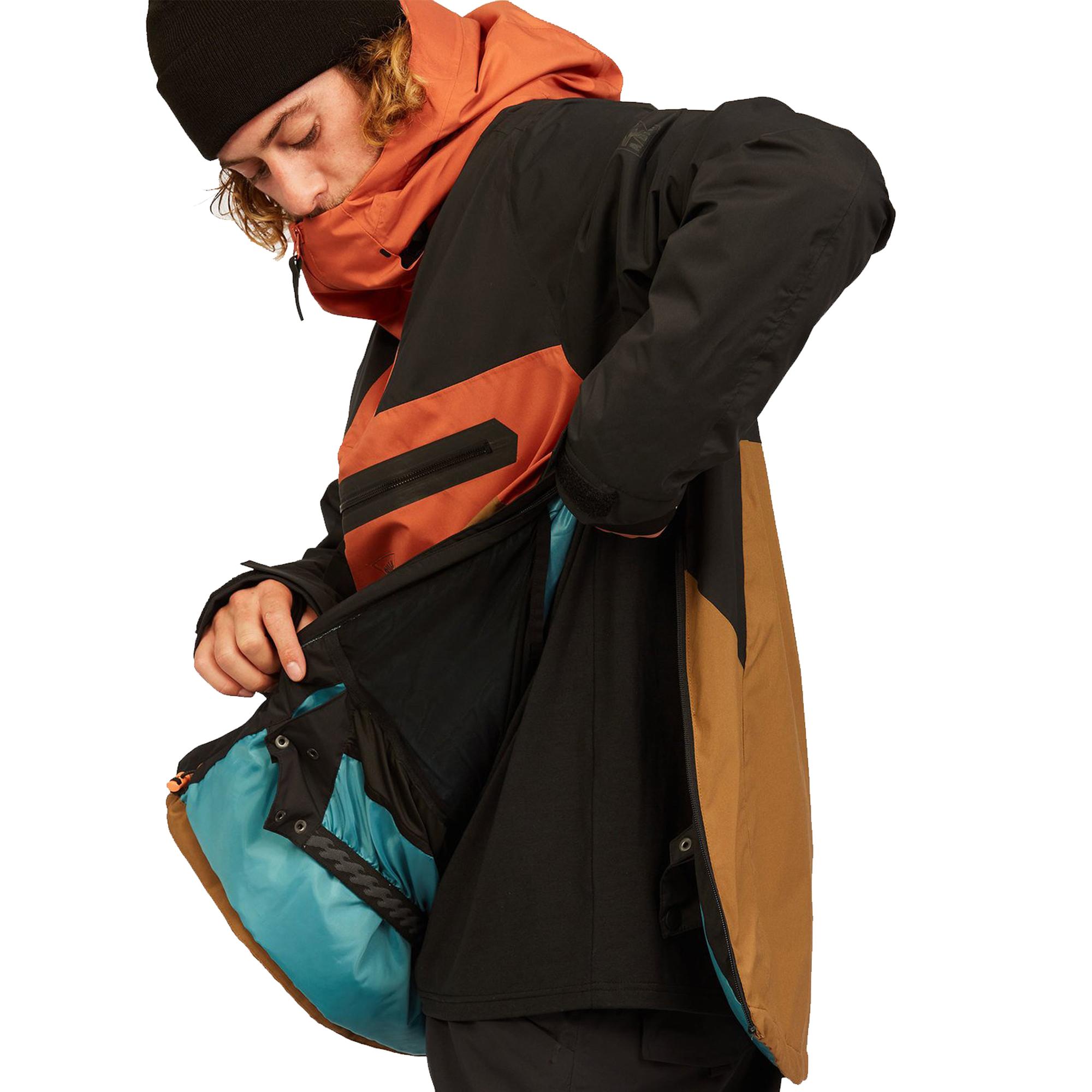 Billabong Quest Erkek Bej Snowboard Ceketi