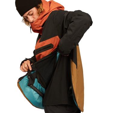  Billabong Quest Erkek Bej Snowboard Ceketi