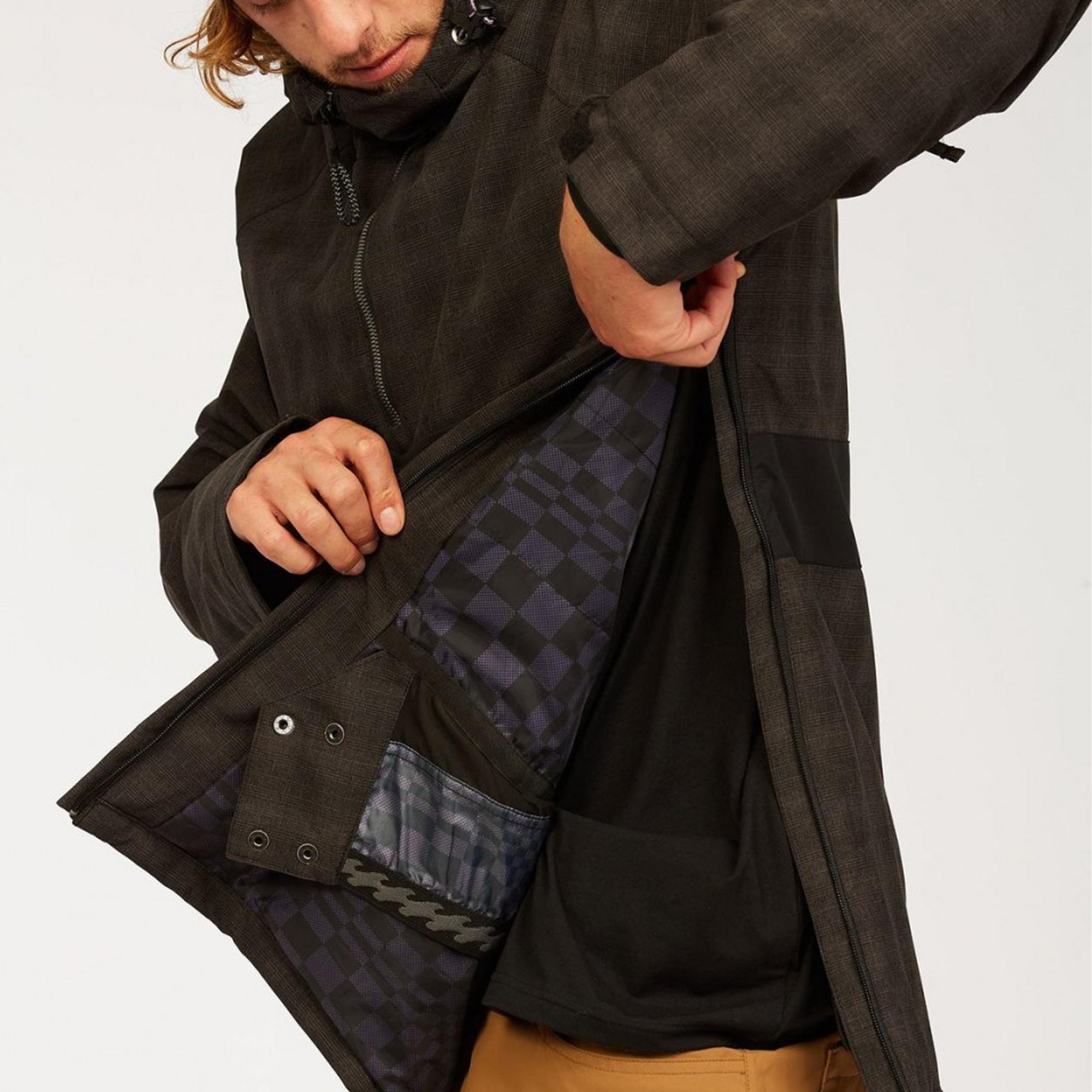 Billabong Stalefish Erkek Kahverengi Snowboard Ceketi