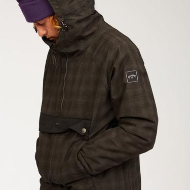  Billabong Stalefish Erkek Kahverengi Snowboard Ceketi