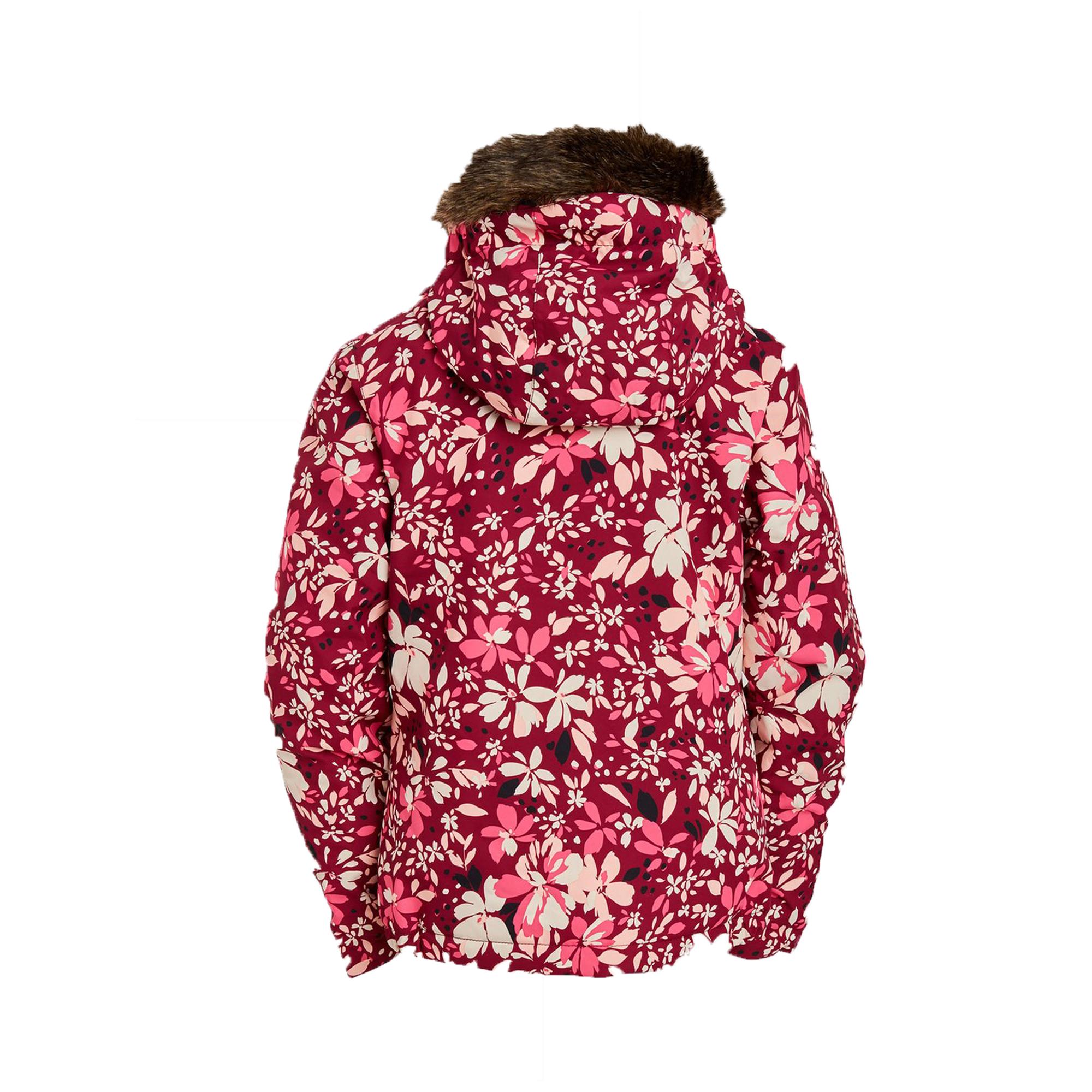Billabong Sula Girl Kız Çocuk Kırmızı Snowboard Ceketi