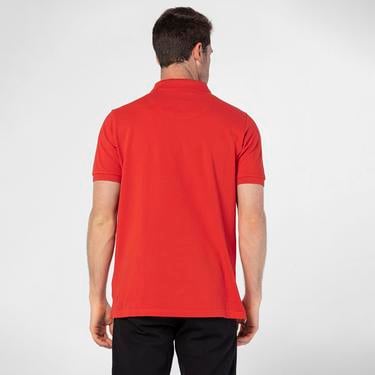  Routefield Piers Erkek Kırmızı Polo Tişört