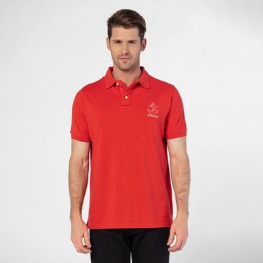  Routefield Piers Erkek Kırmızı Polo Tişört