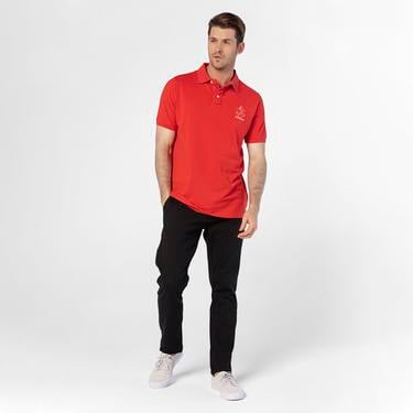  Routefield Piers Erkek Kırmızı Polo Tişört