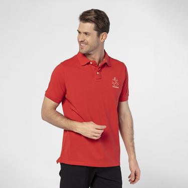  Routefield Piers Erkek Kırmızı Polo Tişört