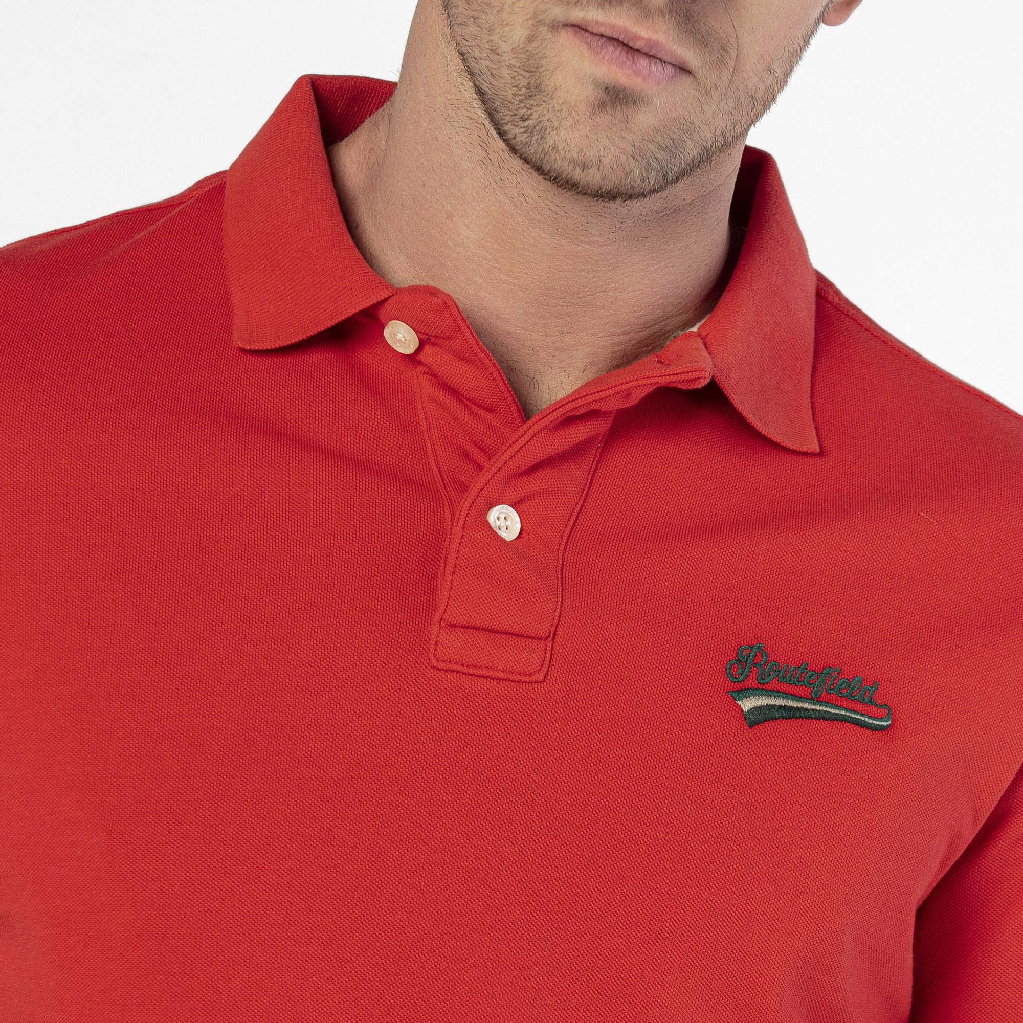Routefield Perry Erkek Kırmızı Polo Tişört