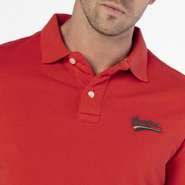  Routefield Perry Erkek Kırmızı Polo Tişört