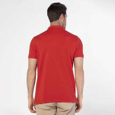  Routefield Perry Erkek Kırmızı Polo Tişört