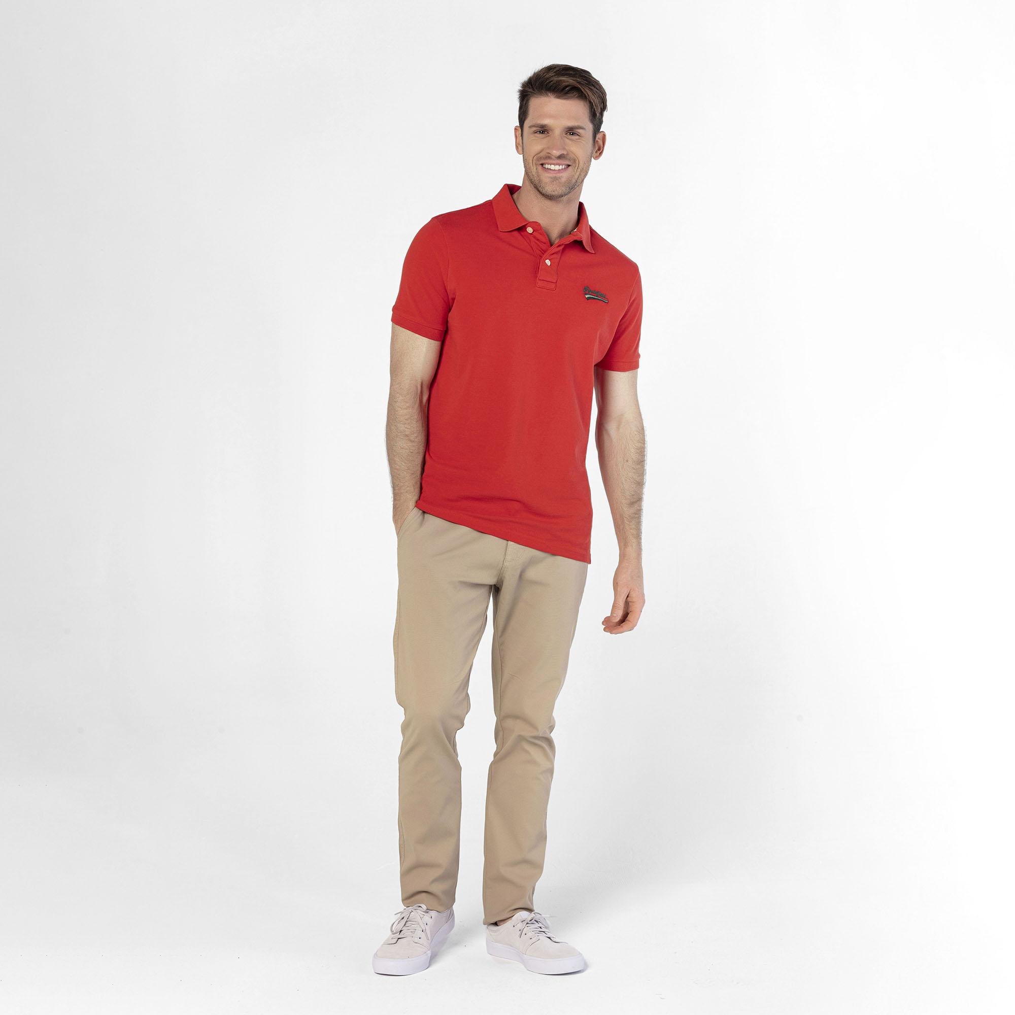 Routefield Perry Erkek Kırmızı Polo Tişört