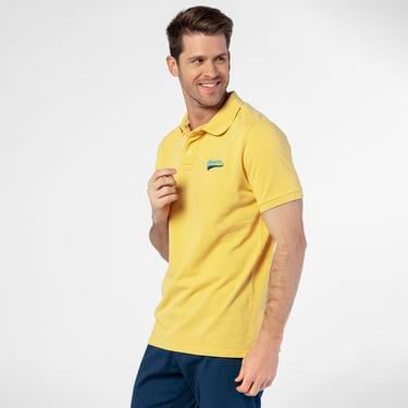  Routefield Perry Erkek Sarı Polo Tişört
