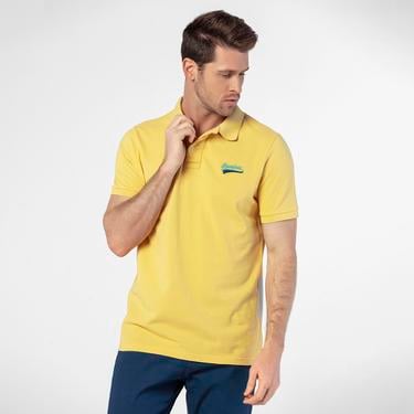  Routefield Perry Erkek Sarı Polo Tişört