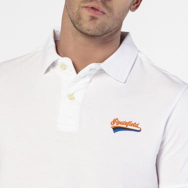  Routefield Perry Erkek Beyaz Polo Tişört