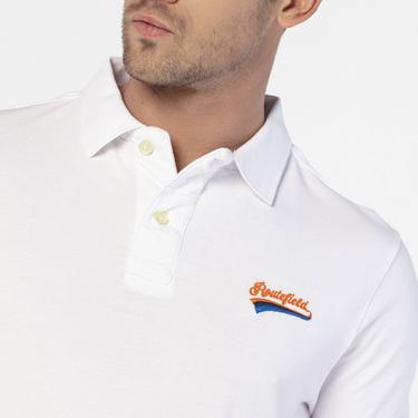  Routefield Perry Erkek Beyaz Polo Tişört