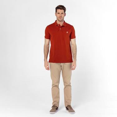  Routefield Patriot Erkek Kırmızı Polo Tişört