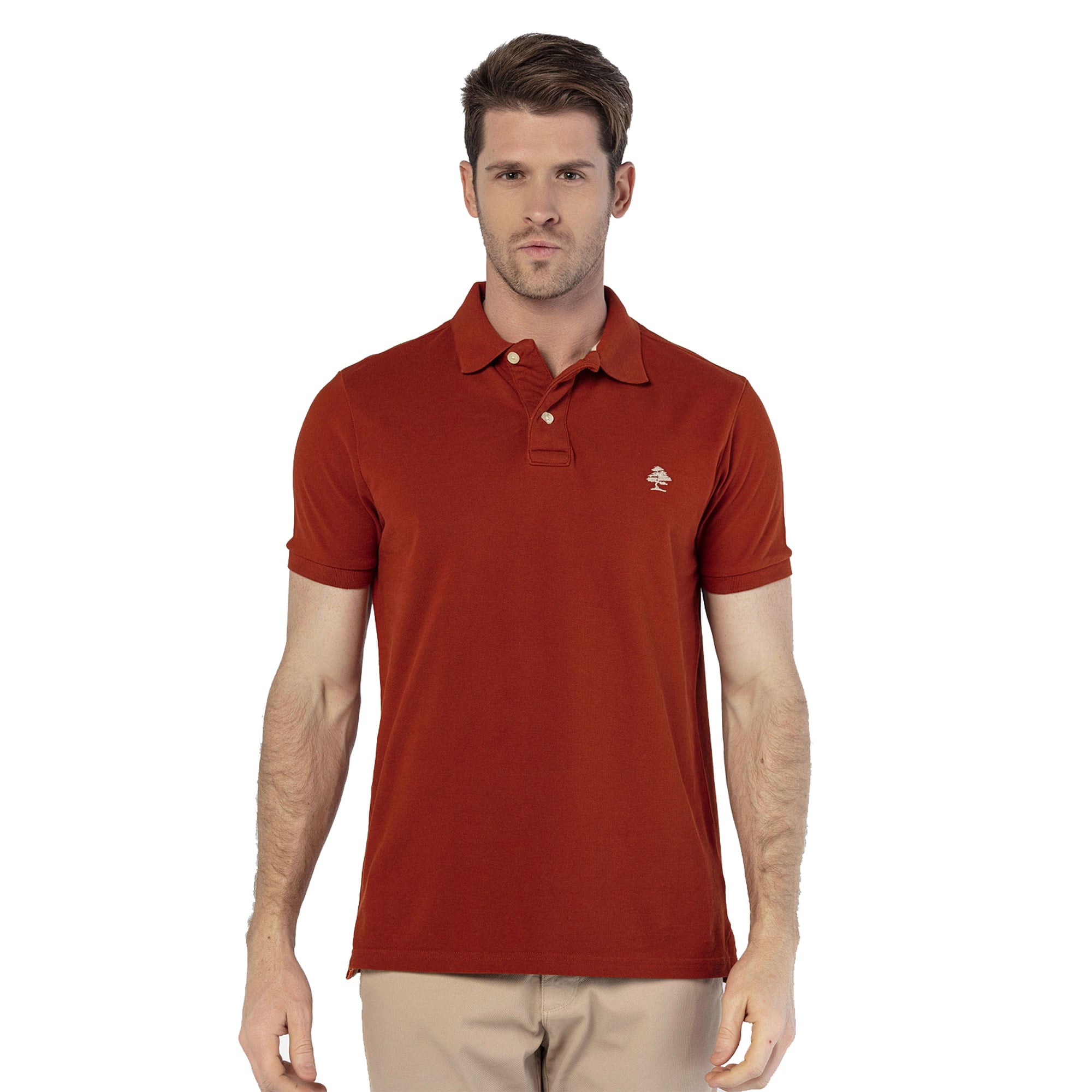 Routefield Patriot Erkek Kırmızı Polo Tişört