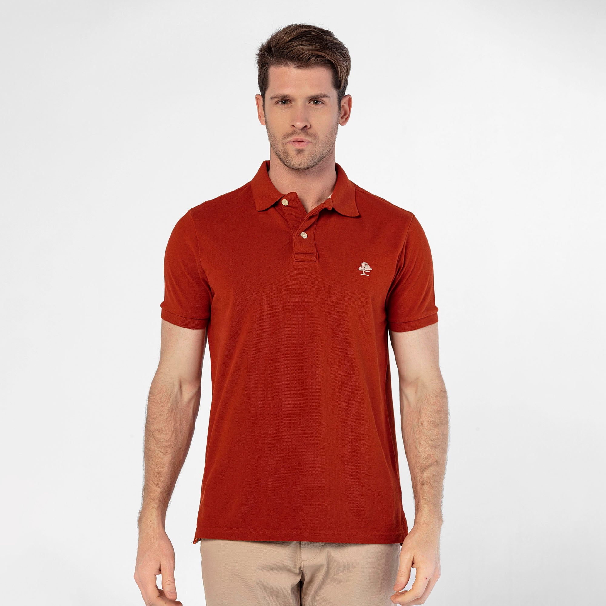 Routefield Patriot Erkek Kırmızı Polo Tişört