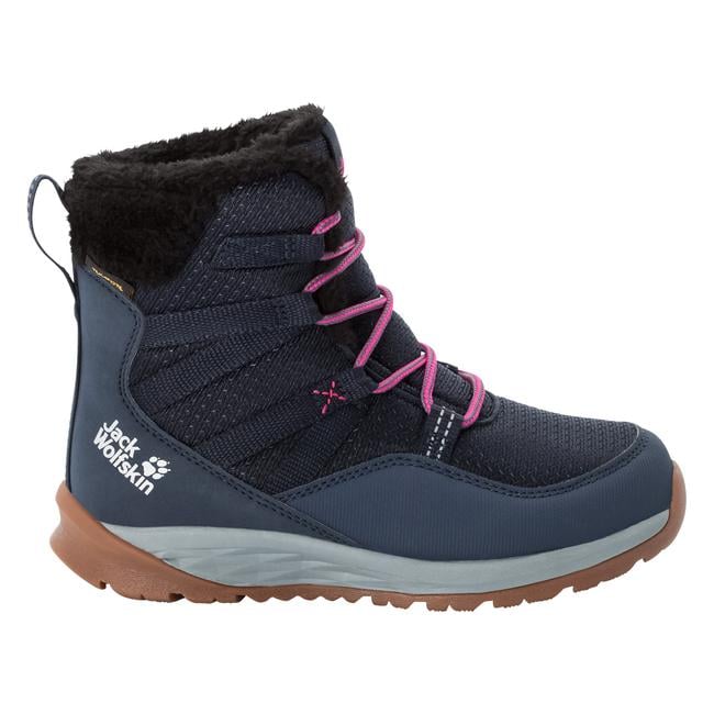  Jack Wolfskin Polar Wolf Texapore High K Unisex Çocuk Mavi Bot