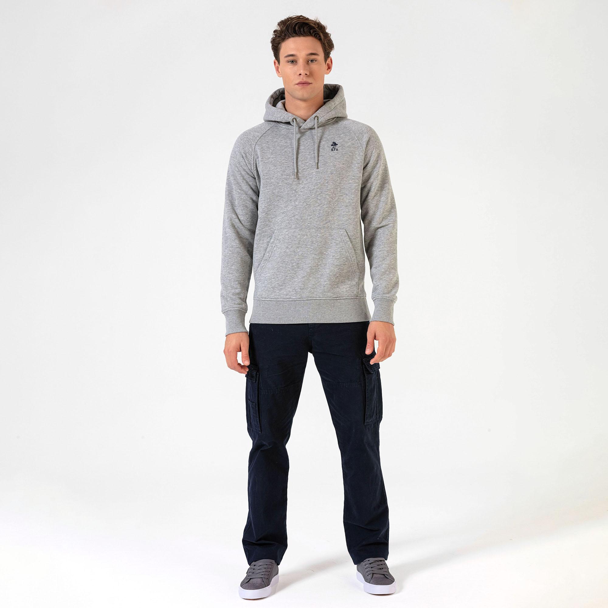 Routefield Hedge Erkek Gri Sweatshirt