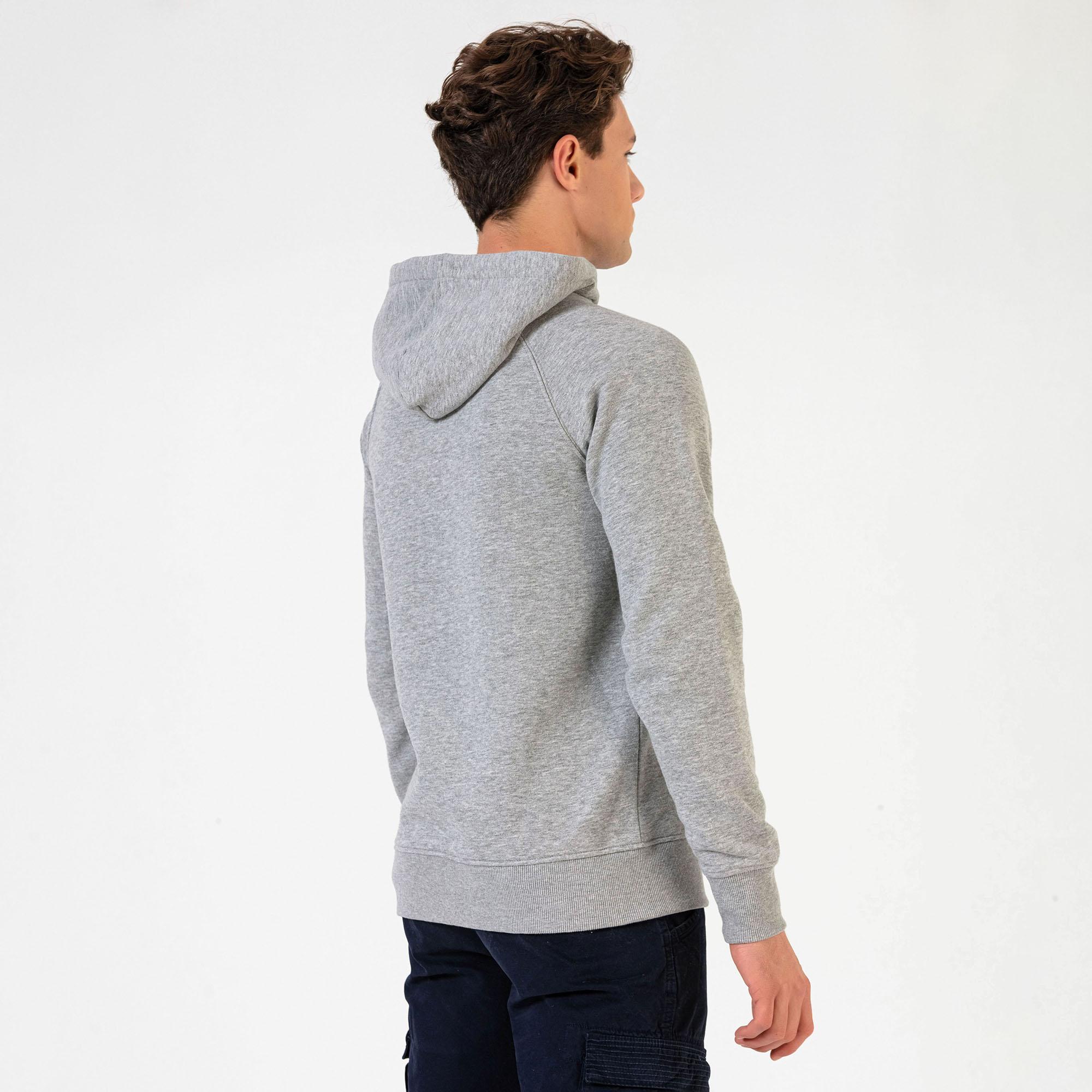 Routefield Hedge Erkek Gri Sweatshirt