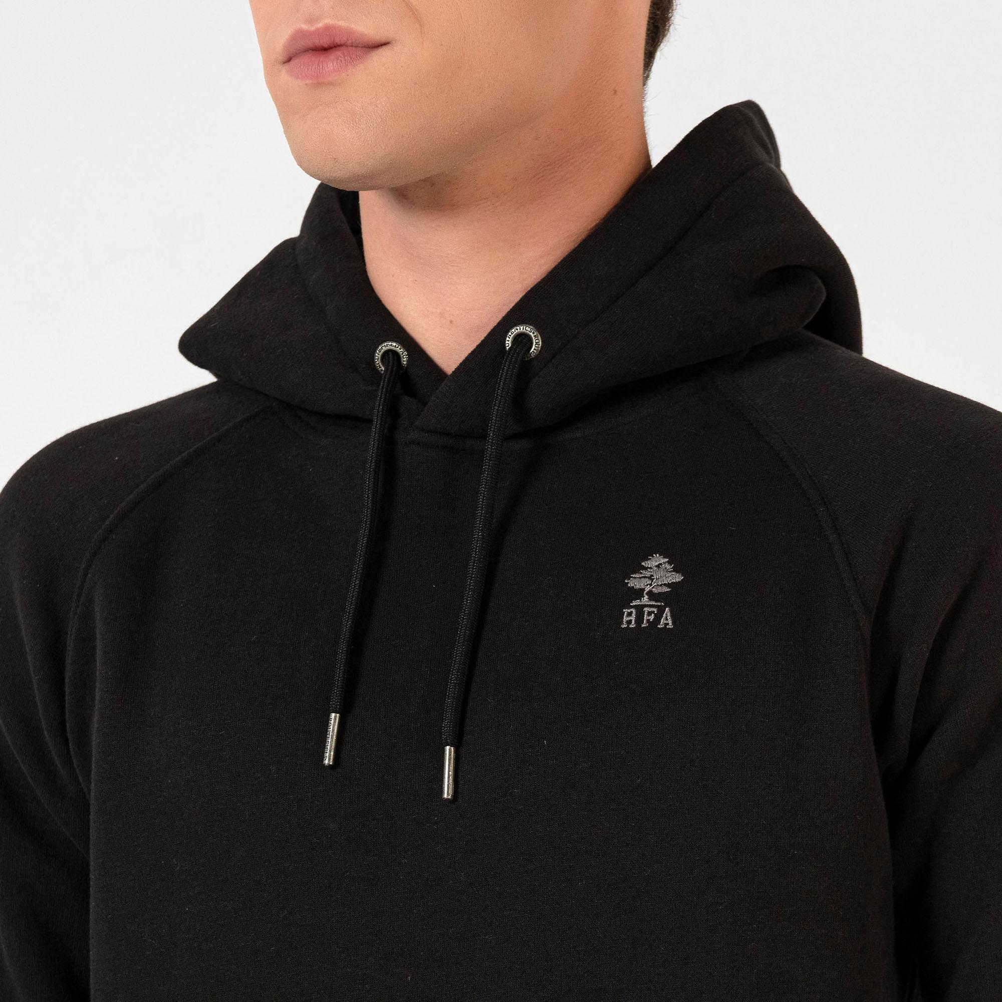 Routefield Hedge Erkek Siyah Sweatshirt