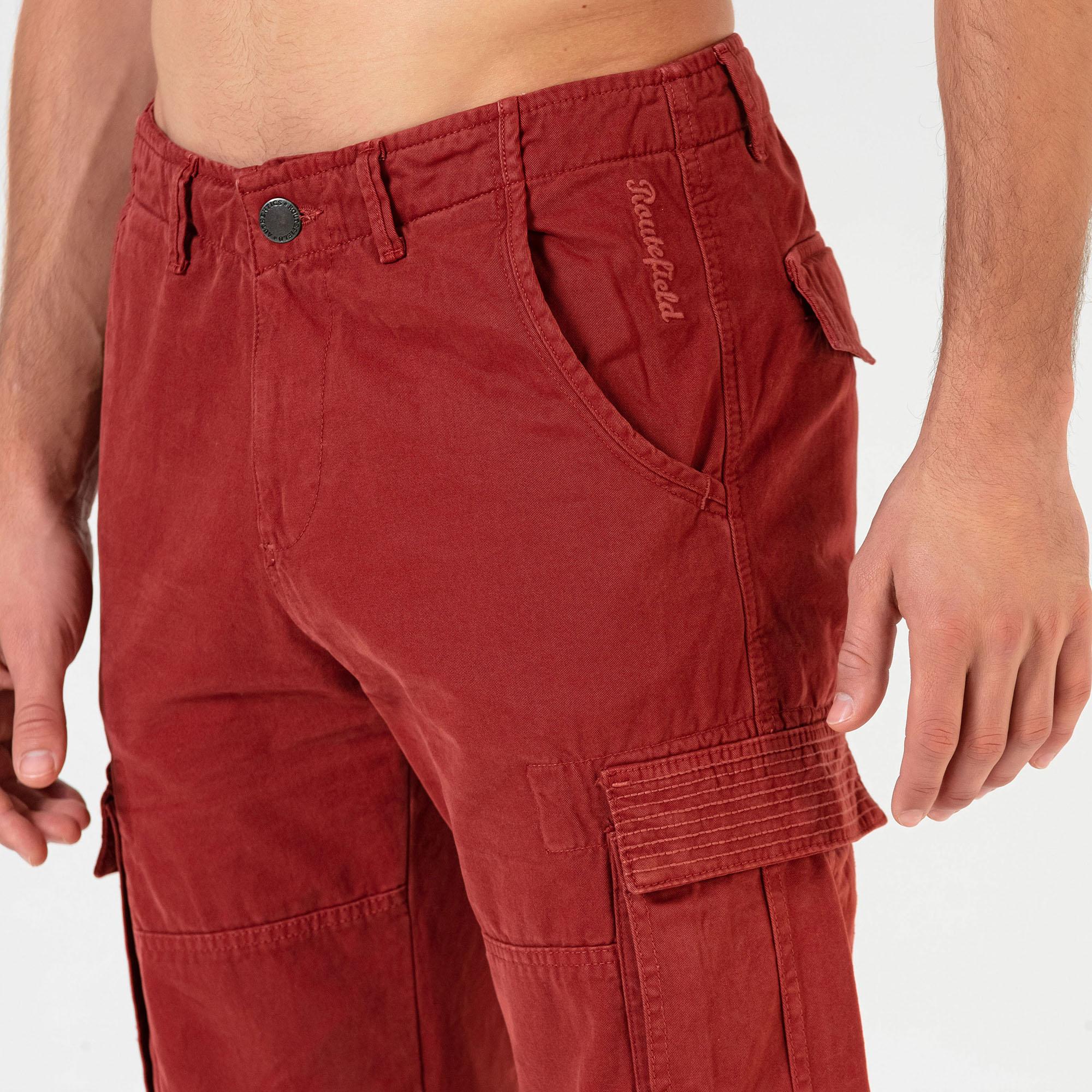 Routefield Erkek Pantolonlon Woods Bordo