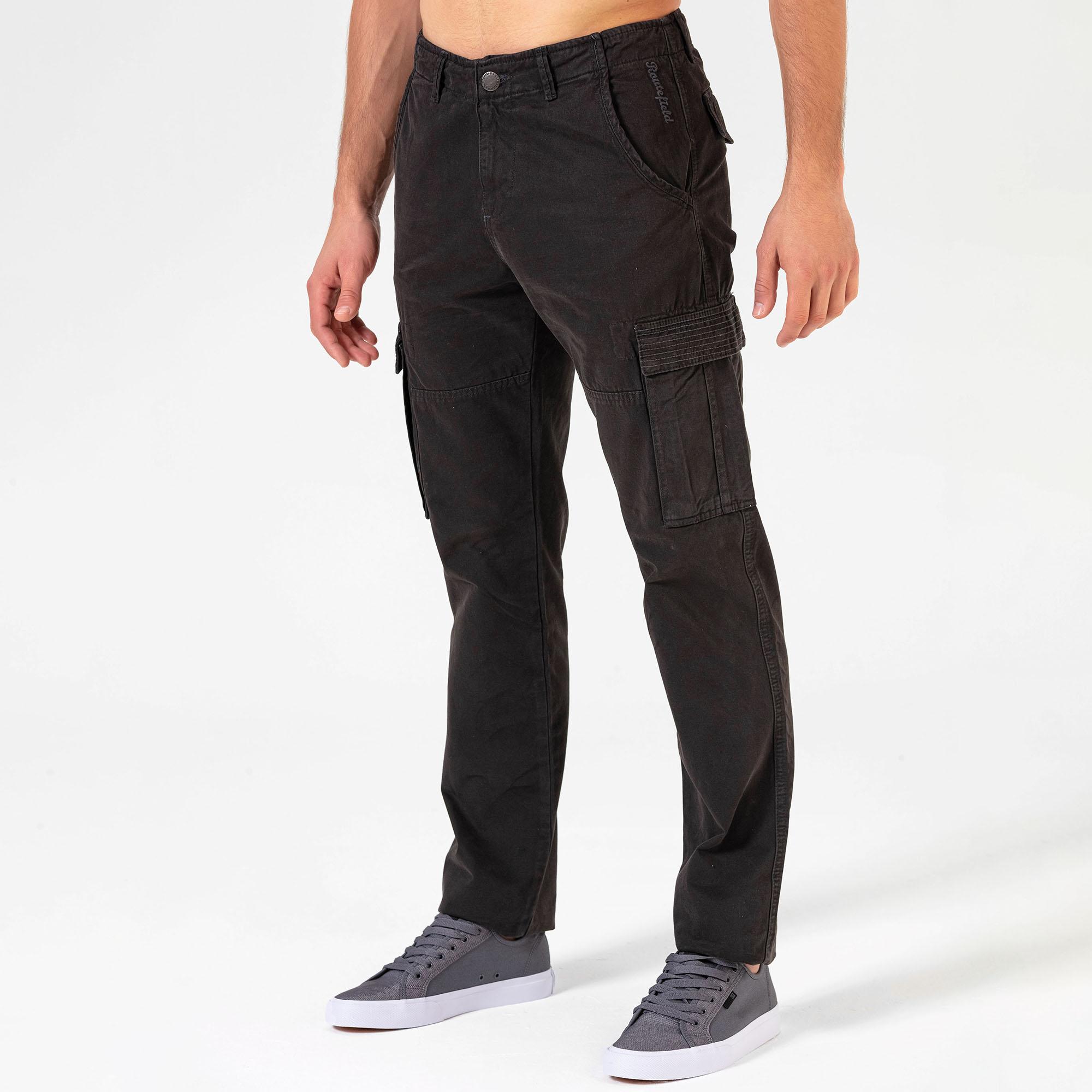 Routefield Woods Erkek Siyah Pantolon