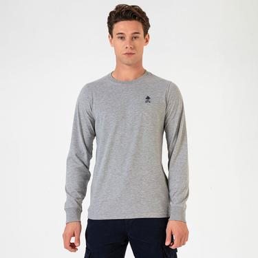  Routefield Tylor Erkek Gri Tişört