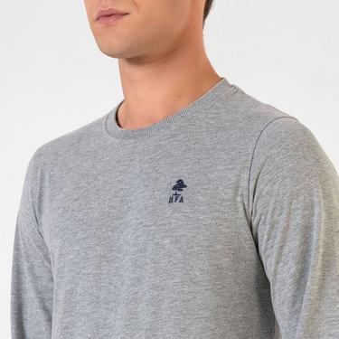  Routefield Tylor Erkek Gri Tişört