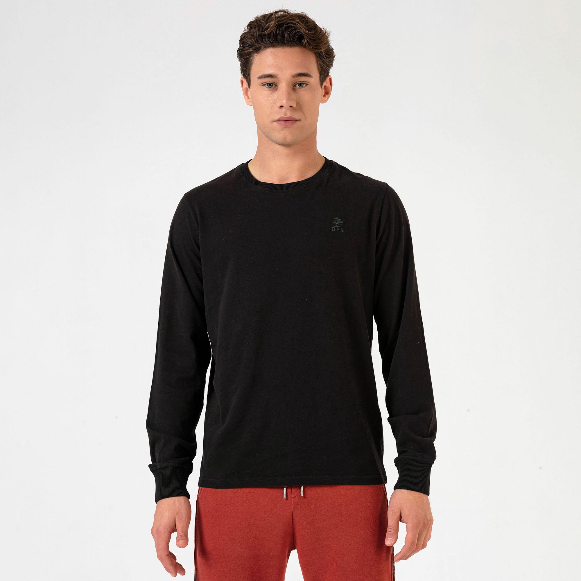 Routefield Tylor Erkek Siyah Tişört