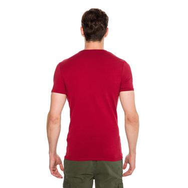  Routefield Tim Erkek Bordo Tişört
