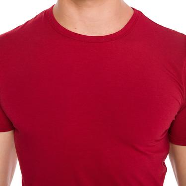  Routefield Tim Erkek Bordo Tişört