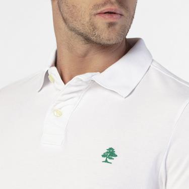  Routefield Patriot Erkek Beyaz Polo Tişört