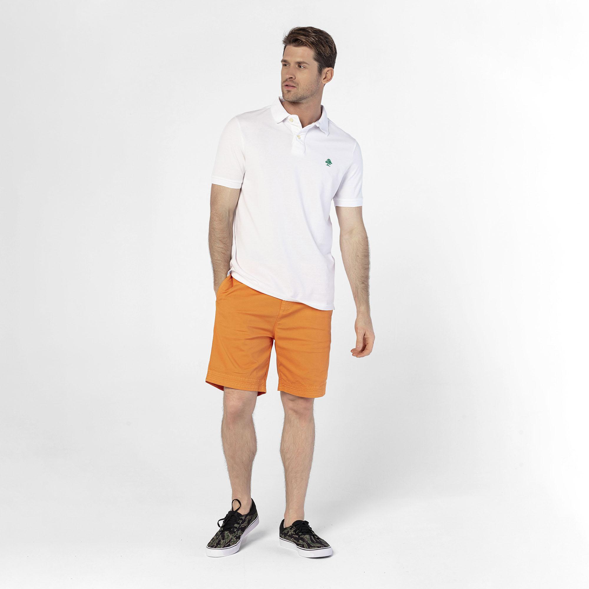 Routefield Patriot Erkek Beyaz Polo Tişört