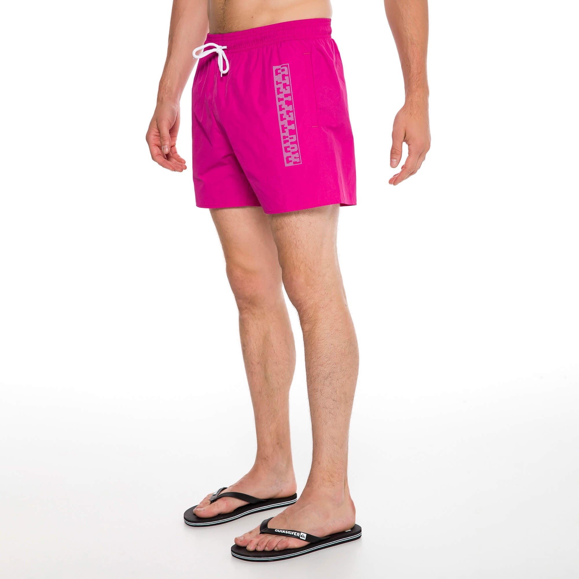Routefield Erkek Volley Short Volt Pembe/Turuncu