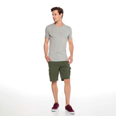  Routefield Tim Erkek Gri Tişört