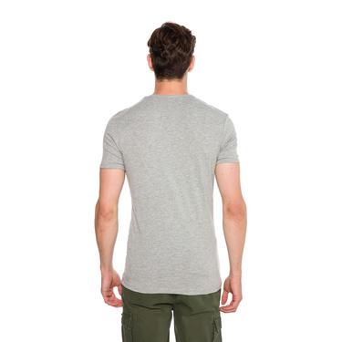  Routefield Tim Erkek Gri Tişört