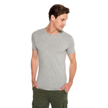  Routefield Tim Erkek Gri Tişört