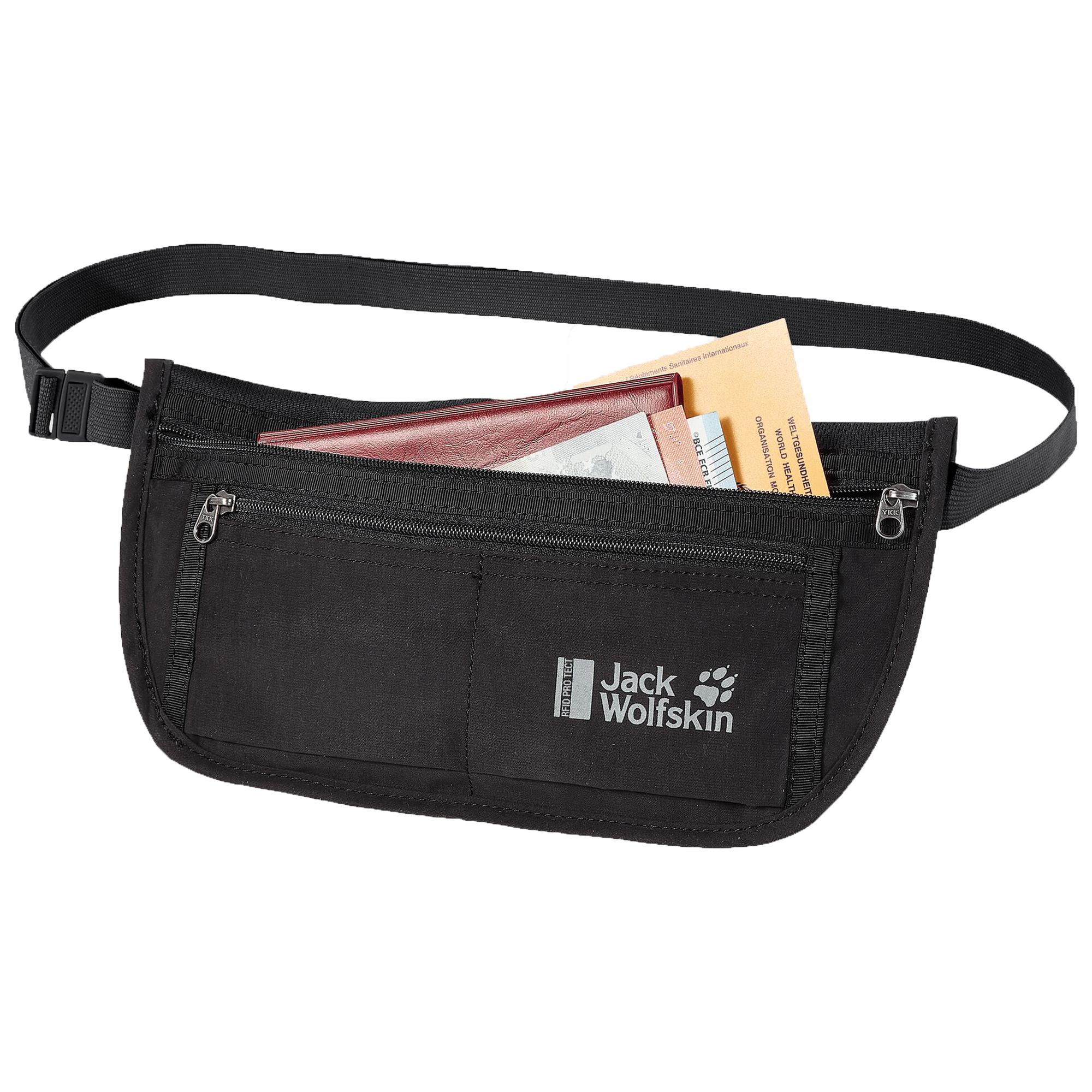 Jack Wolfskin Document Belt Rfid Unisex Siyah Sırt Çantası