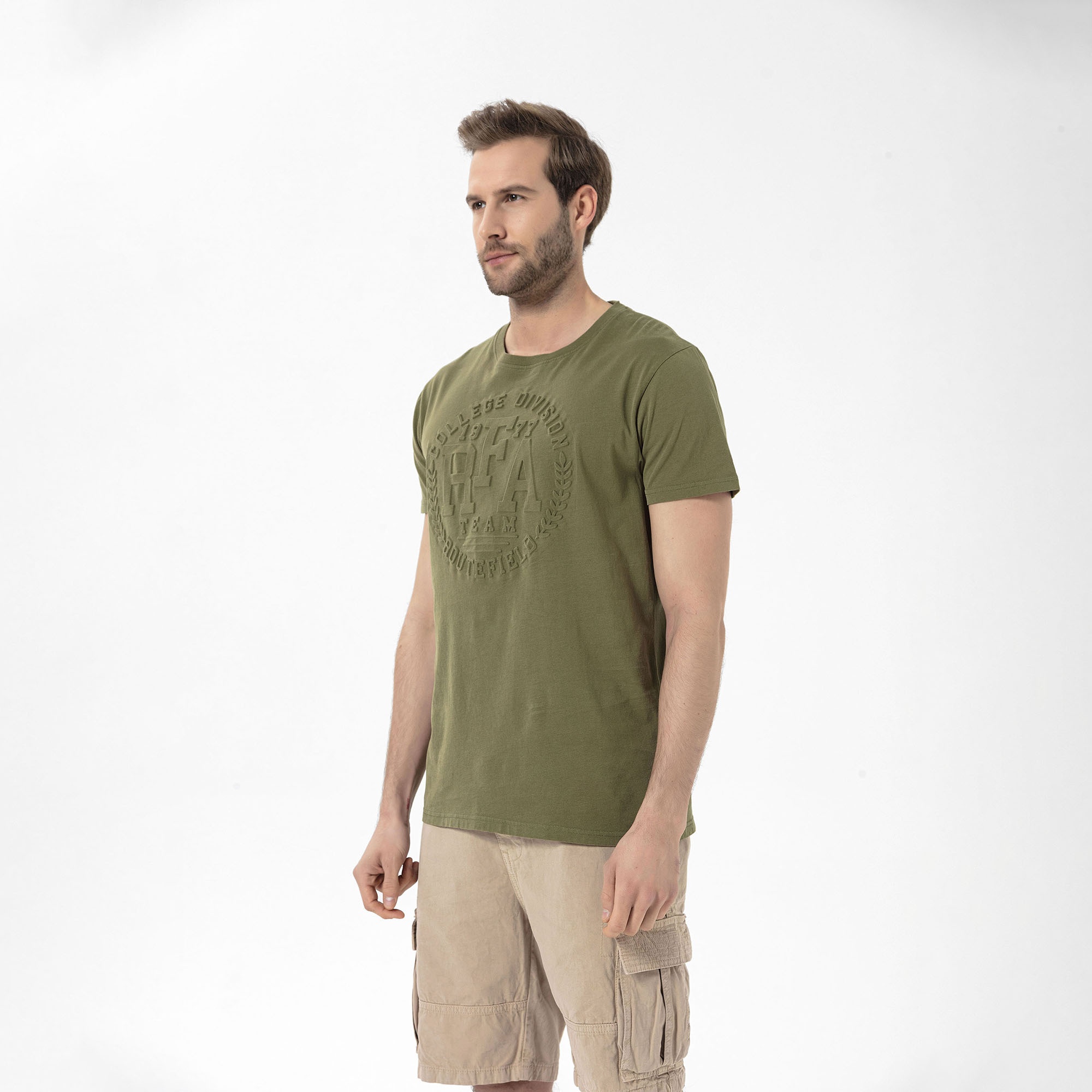 Routefield Tully Erkek Yeşil Tişört