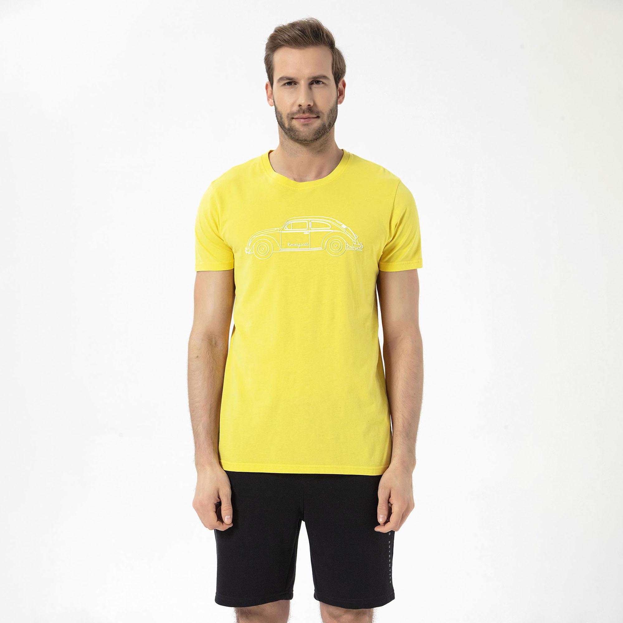 Routefield Truth Erkek Sarı Tişört