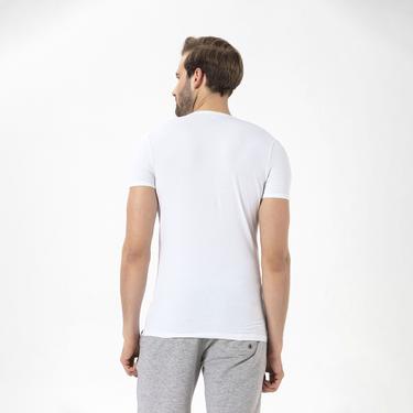  Routefield Tim Erkek Beyaz Tişört