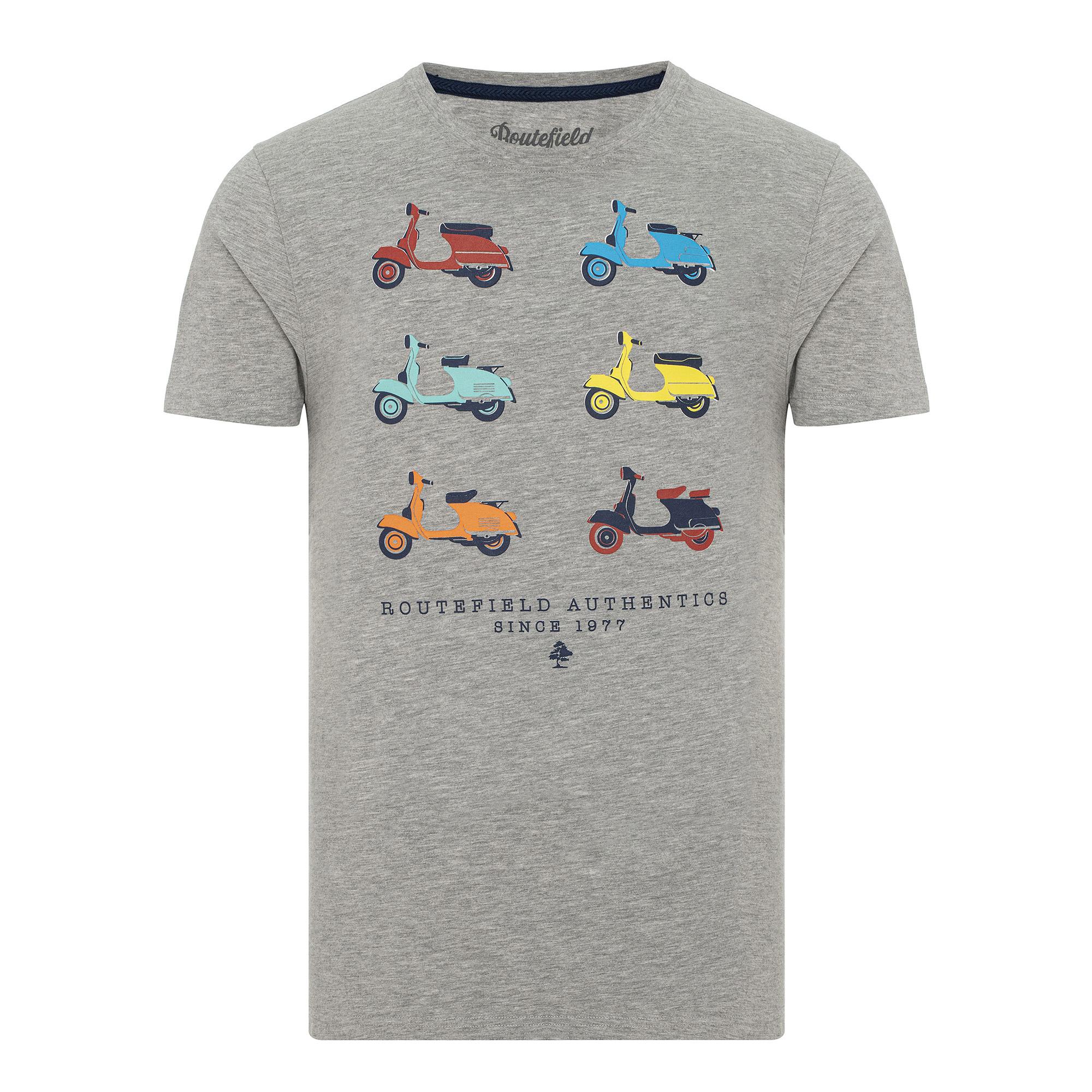 Routefield Tap Erkek Gri Tişört