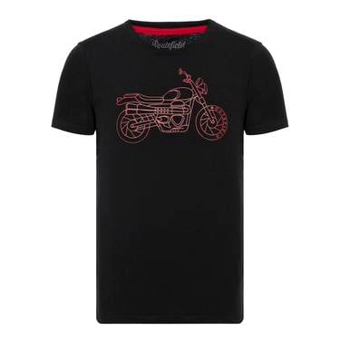  Routefield Tj Erkek Siyah Tişört