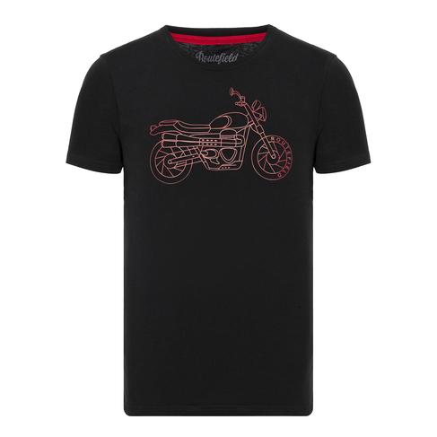  Routefield Tj Erkek Siyah Tişört