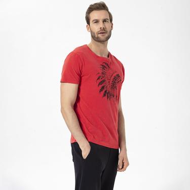  Routefield Tead Erkek Kırmızı Tişört