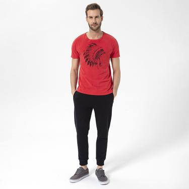  Routefield Tead Erkek Kırmızı Tişört