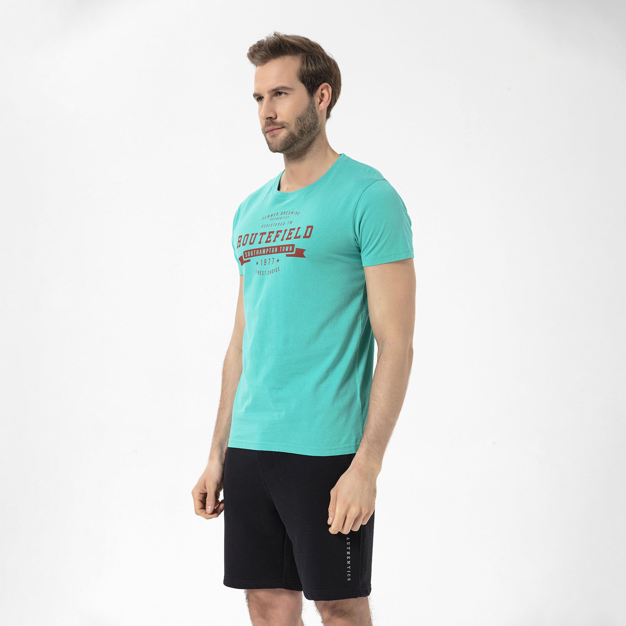 Routefield Tory Erkek Mavi Tişört